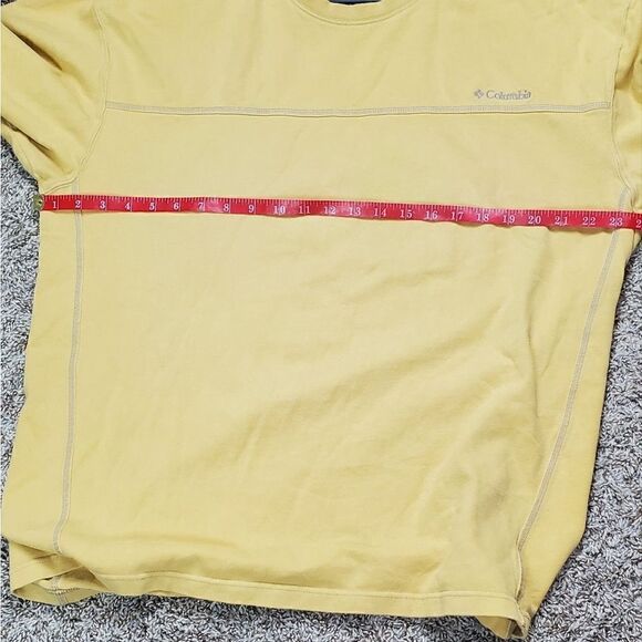 Columbia Mustard Lightweight Sweatshirt - Picture 5 of 6